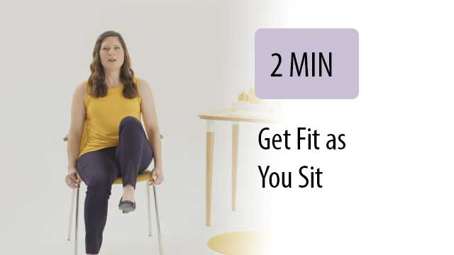 Get Fit as You Sit
